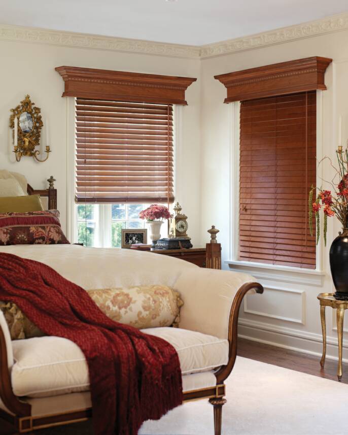 CUSTOM WOOD SHUTTERS - WOODEN SHUTTERS - BASSWOOD SHUTTERS